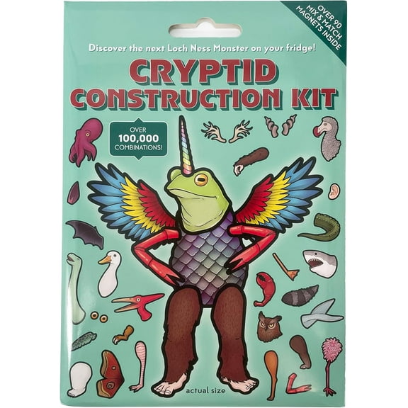 Cryptid Construction Kit - Funny Fridge Magnet Creature Creation Kit by Dissent Pins