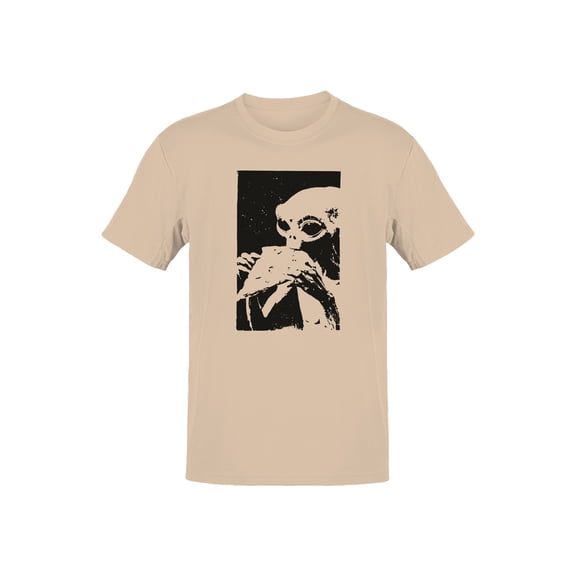 Cryptid Holding Frog Illustration Men's T-shirt