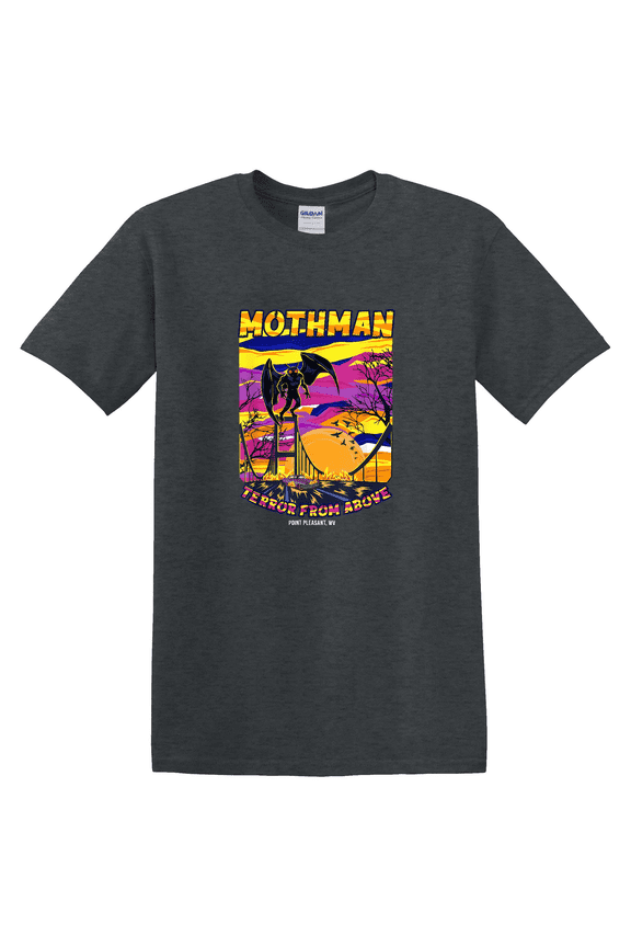 Cryptid Mothman Folklore Monster Graphic T-Shirt