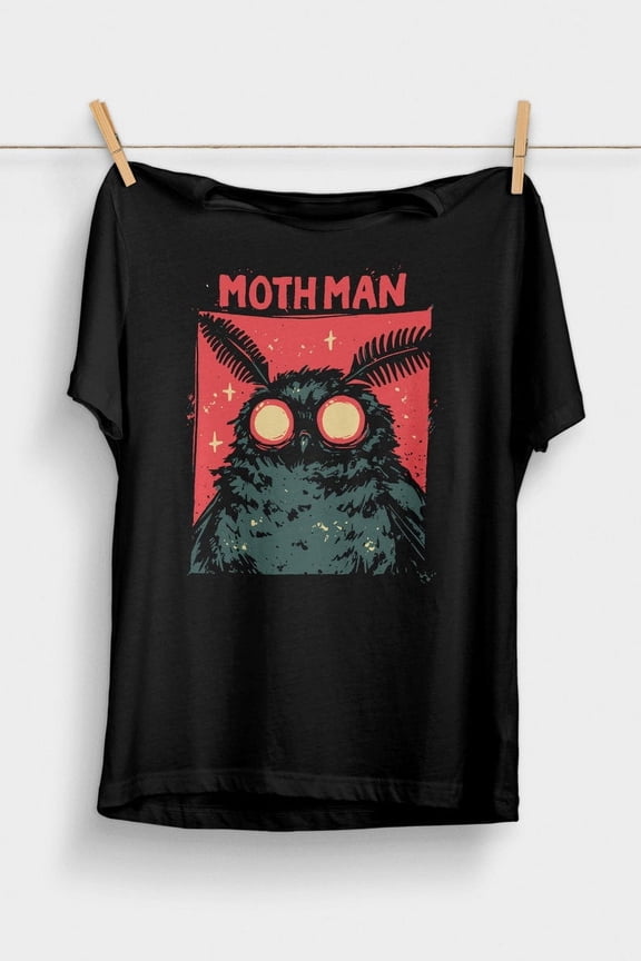 Cryptid Mothman T-Shirt, Weirdcore West Virginia Apparel, Oddly Specific Meme Shirt, Funny Grunge Clothing, Quirky T-Shirt, Cryptid Fan Shirt