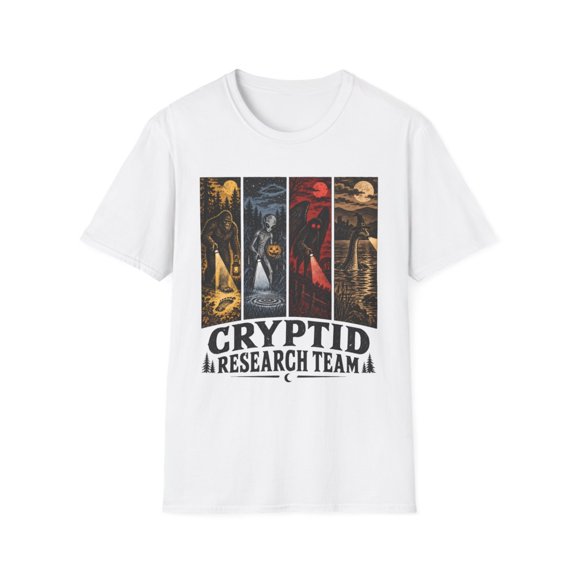 Cryptid Research Team Night Creatures Graphic T-Shirt