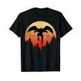 thumbnail image 1 of Cryptidcore Aesthetic Mothman Cryptozoology Cryptid Black T-Shirt, 1 of 5