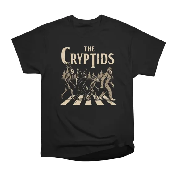 Cryptids Album Cover Classic Rock Music Gift T-Shirt Tee Gift For Him ...