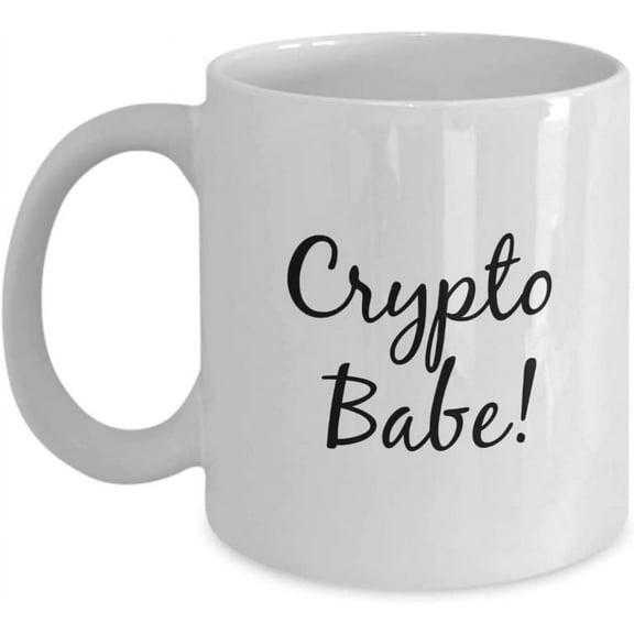 Crypto Babe Coffee Mug, Bitcoin Gifts for her, Crypto Trader Gifts for Women,