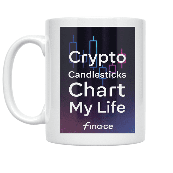 Crypto Candlesticks Chart My Life - Crypto Trading Enthusiast - 11 oz Ceramic Coffee Mug
