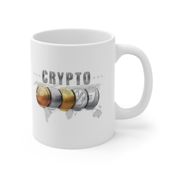 Crypto Coffee Mugs Cryptocurrency Crypto Gifts Bitcoin Gift Ethereum Gift Bitcoin Mug Ethereum Mug