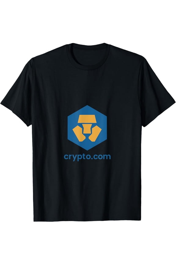 Crypto Coin CRO Logo Image Cryptocurrency T-Shirt