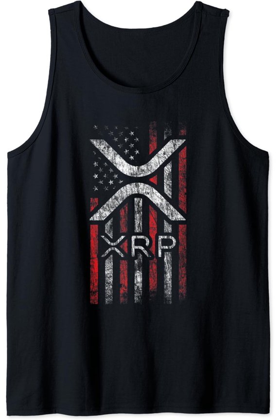 Crypto Currency Xrp Cryptocurrency American Xrp Tank Top Size S-3XL