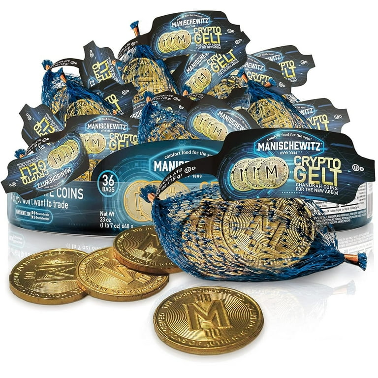 Manischewitz Milk Chocolate Crypto Coins, 144 Gluten Free