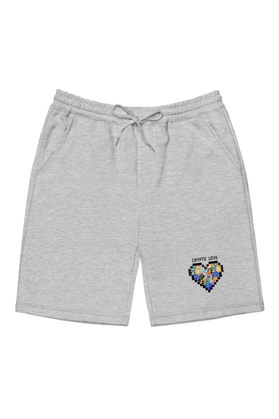 Crypto Love Fleece Shorts