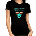 thumbnail image 1 of Crypto Shirts for Women Crypto Gifts Crypto Millionaire Ethereum Shirt Crypto Shirt ETH Ethereum Shirt, 1 of 5