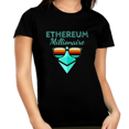 thumbnail image 1 of Crypto Shirts for Women Plus Size Crypto Millionaire Ethereum Shirt Crypto Shirt ETH Ethereum Shirt, 1 of 5