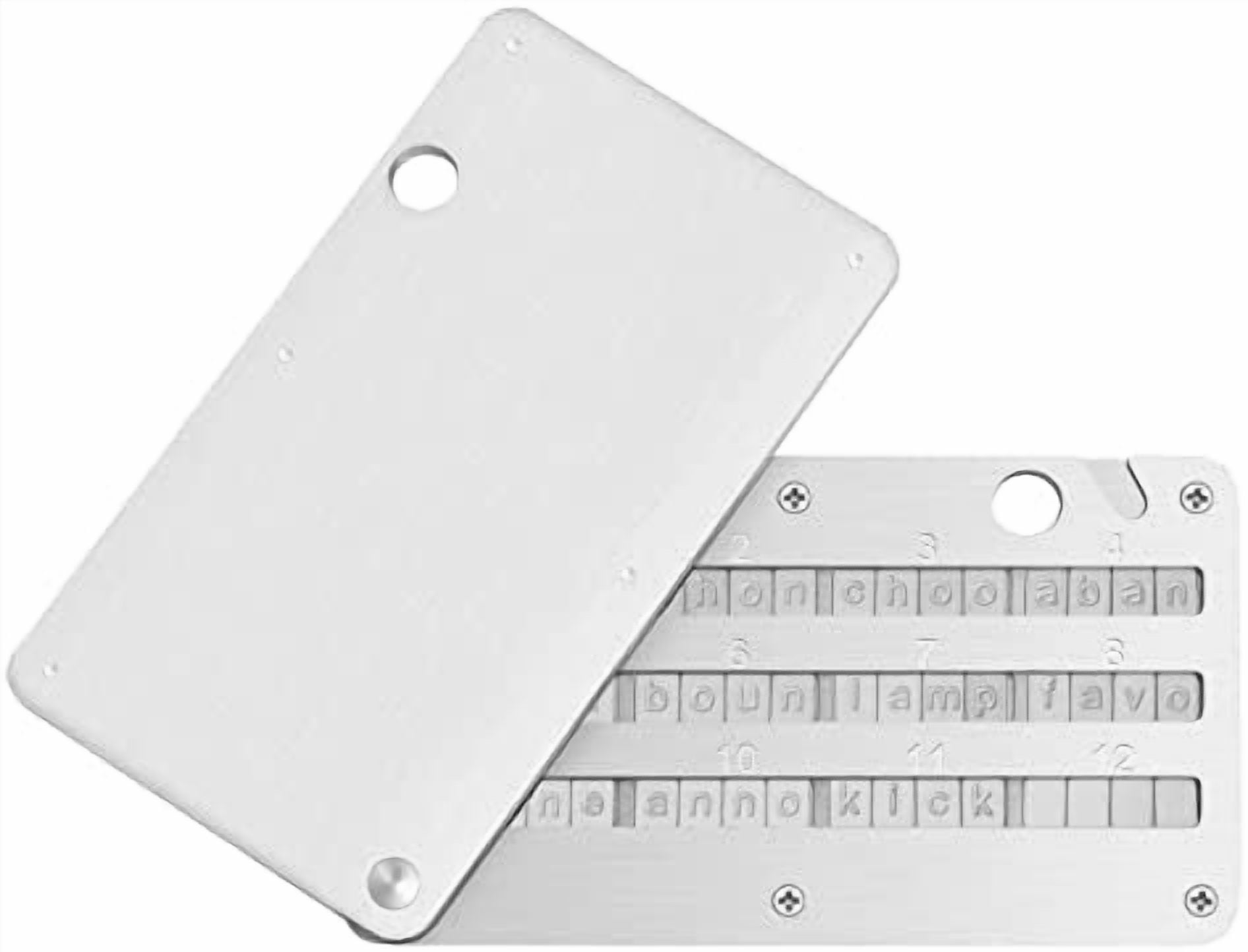 Crypto Steel Seed Storage, Bitcoin Wallet Cryptocurrency Seed Backup, Cold  Hardware Wallet Seed Phrase, Supports up to 24 words$$Tools & Hardware  Other - Walmart.com