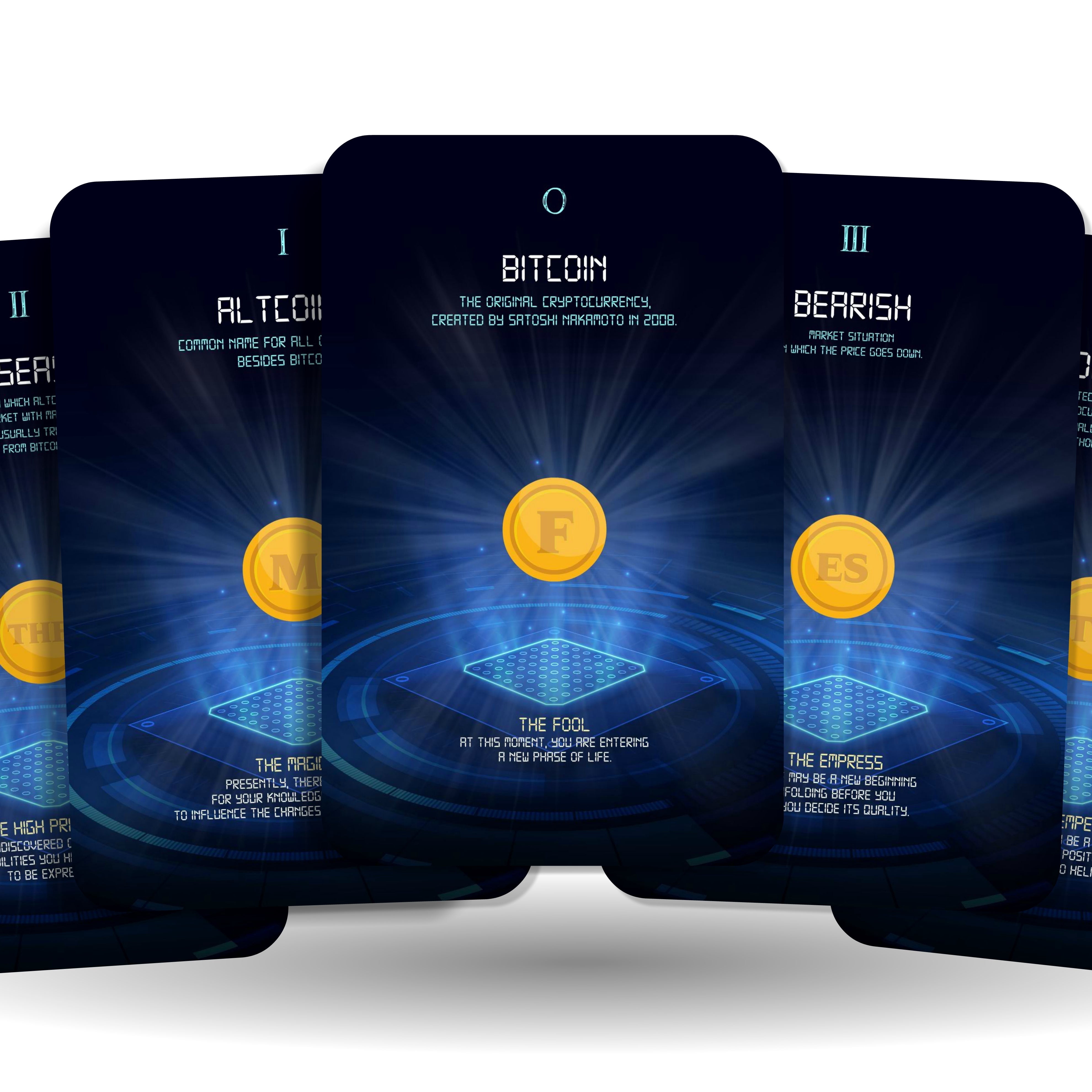 Crypto Tarot Cards - Major Arcana with Crypto Togo | Ubuy
