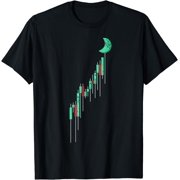 t-shirt Crypto Currency Hodl Vintage Bull Market Chart To The Moon T-Shirt mens black women funny men journey Crew Neck, Short Sleeve,printing