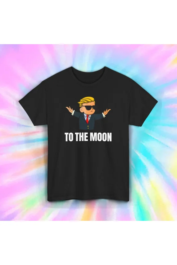 Crypto Trading To The Moon Bitcoin Investor Meme Gift Unisex T-Shirt up to size 5XL