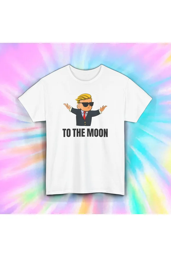 Crypto Trading To The Moon Bitcoin Stock Market Meme Unisex T-Shirt up to size 5XL