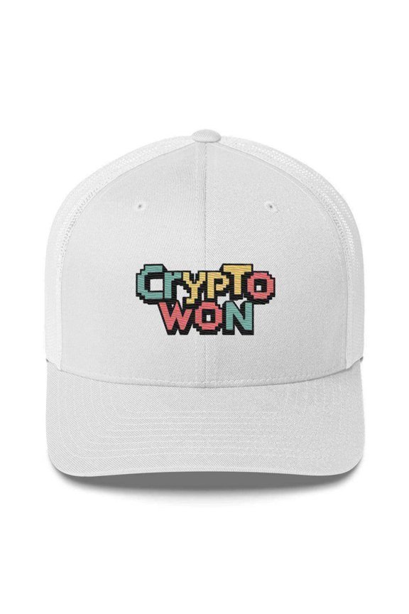 Crypto Won Trucker Cap