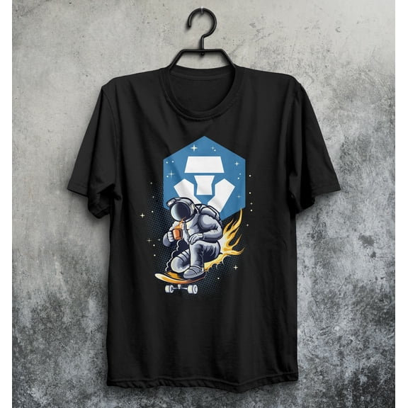 Cryptocom Altcoin Cryptocurrency Blockchain Crypto Com Mining To Moon Creative Graphic For Special Occasions T-Shirt, Size S-5XL