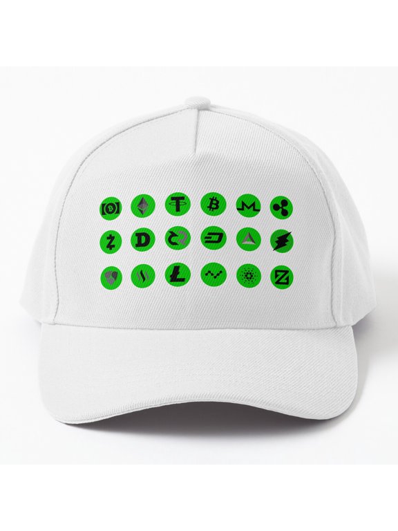 Cryptocurrency Baseball Cap, Finance Market Statement Graphic Design, Classic Everyday Hat