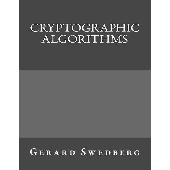 Cryptographic Algorithms (Paperback)