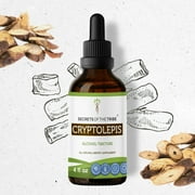 Secrets Of The Tribe Cryptolepis Tincture Dietary Supplement, Natural Herbal Extract for Immune Support, Cryptolepis Cryptolepis sanguinolenta Dried Root, Alcohol Extract, Drops 4 oz