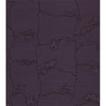 thumbnail image 1 of Crypton Lapalma 1009 Contemporary Woven Jacquard Contract Rated Fabric, Plum, 1 of 1