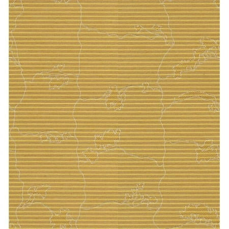 Crypton Lapalma 51 Contemporary Woven Jacquard Contract Rated Fabric, Yellow