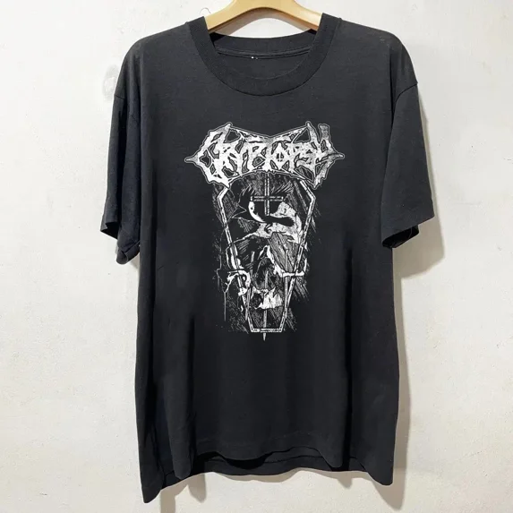 Cryptopsy Black Cotton All size S-5XL Gift For Fans T-shirt RARE DM108