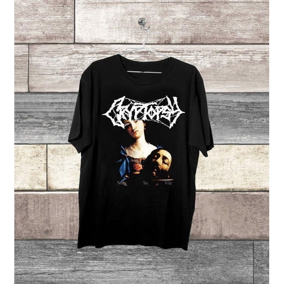 Cryptopsy New Black Shirt Black Cotton T-Shirt All sizes