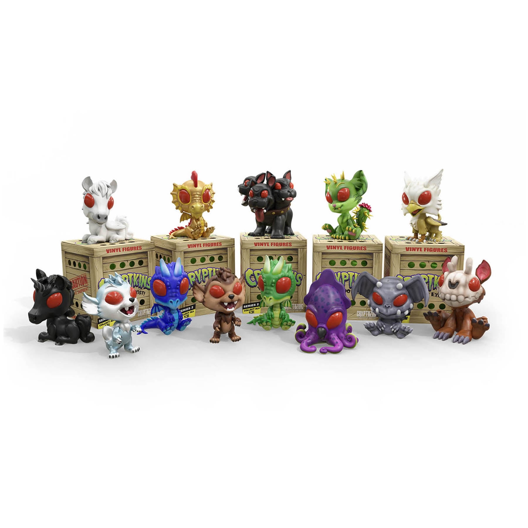 (未使用･未開封品)Cryptozoic JAN182407 Figure, Various Cryptozoic Cryptkins Series 2 Vinyl Blindbox 2.5