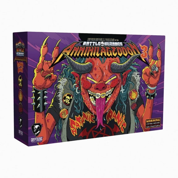 Cryptozoic Entertainment Epic Spell Wars: Battle Wizards Annihilageddon 3 Satanic Panic Deck-Building Game