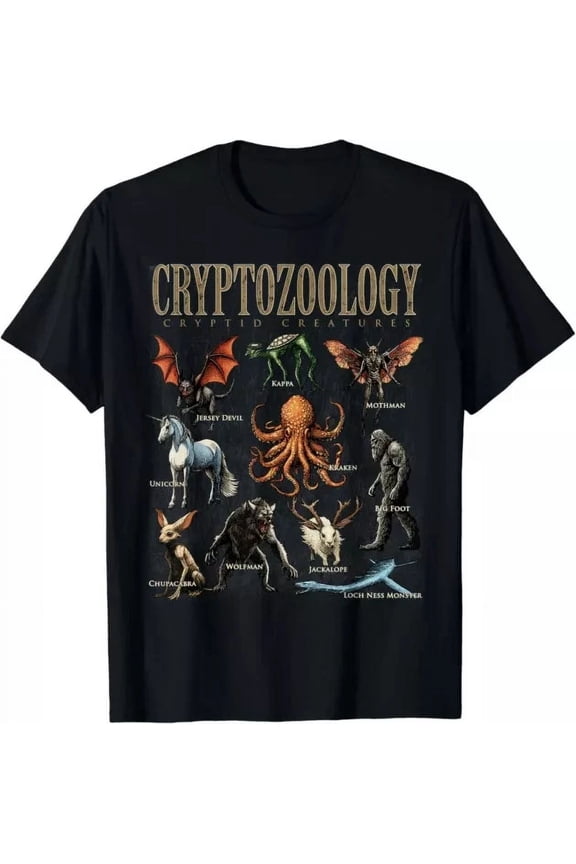 Cryptozoology Folklore Mythical Cryptid Creatures Monster Shirt
