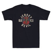 Cryptozoology Jersey Devil Cryptid 1735 Horror Goat Gothic Vintage Men's T-Shirt