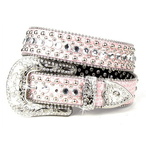 Crysal Rinhestone Genuine Leather Belt