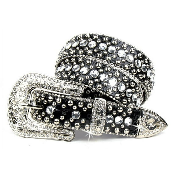 Crysal Rinhestone Genuine Leather Belt