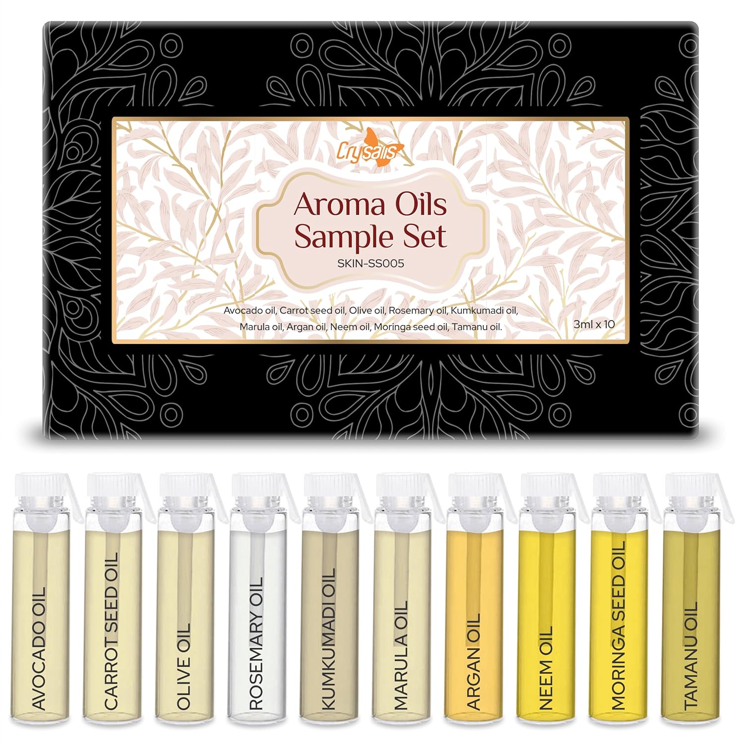 Curated visual reference: Picture Idea: Crysalis Skin Care Oils Avocado Oil Carrot Seed Oil Olive