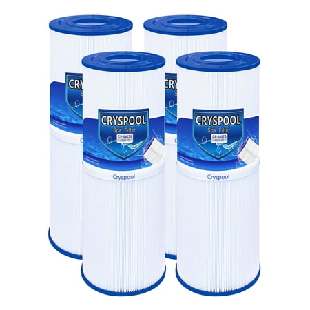 Cryspool 50 sq. ft Spa Filter Compatible with C-4950, PRB50-in, FC-2390, 03FIL1600,373045 Hot Tub Filter , 4 Pack