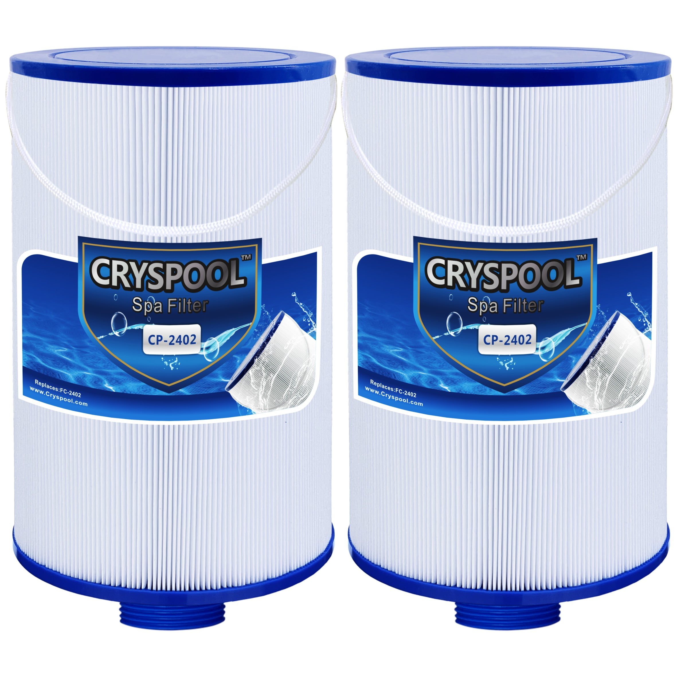 Cryspool Spa Filter Cartridge Replacements for Watkins 303279, FC2402