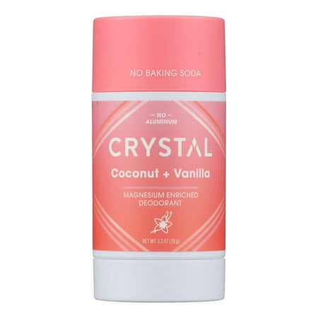 Crystal 2.5 oz Magnesium Deodorant Stick, Coconut & Vanilla