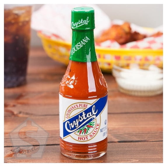 Crystal 3 fl. oz. Hot Sauce - 24/Case