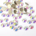 thumbnail image 1 of Crystal AB Hotfix Rhinestone Flat Back Iron On Strass Crystal Stones Hot Fix Rhinestones For Fabric Garment Decoration, 1 of 4