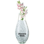 Crystal Accents (Diamond White) Color Water Crystals Vase Filler Gel 1 Ounce Bag Makes 1 Gallon of Product