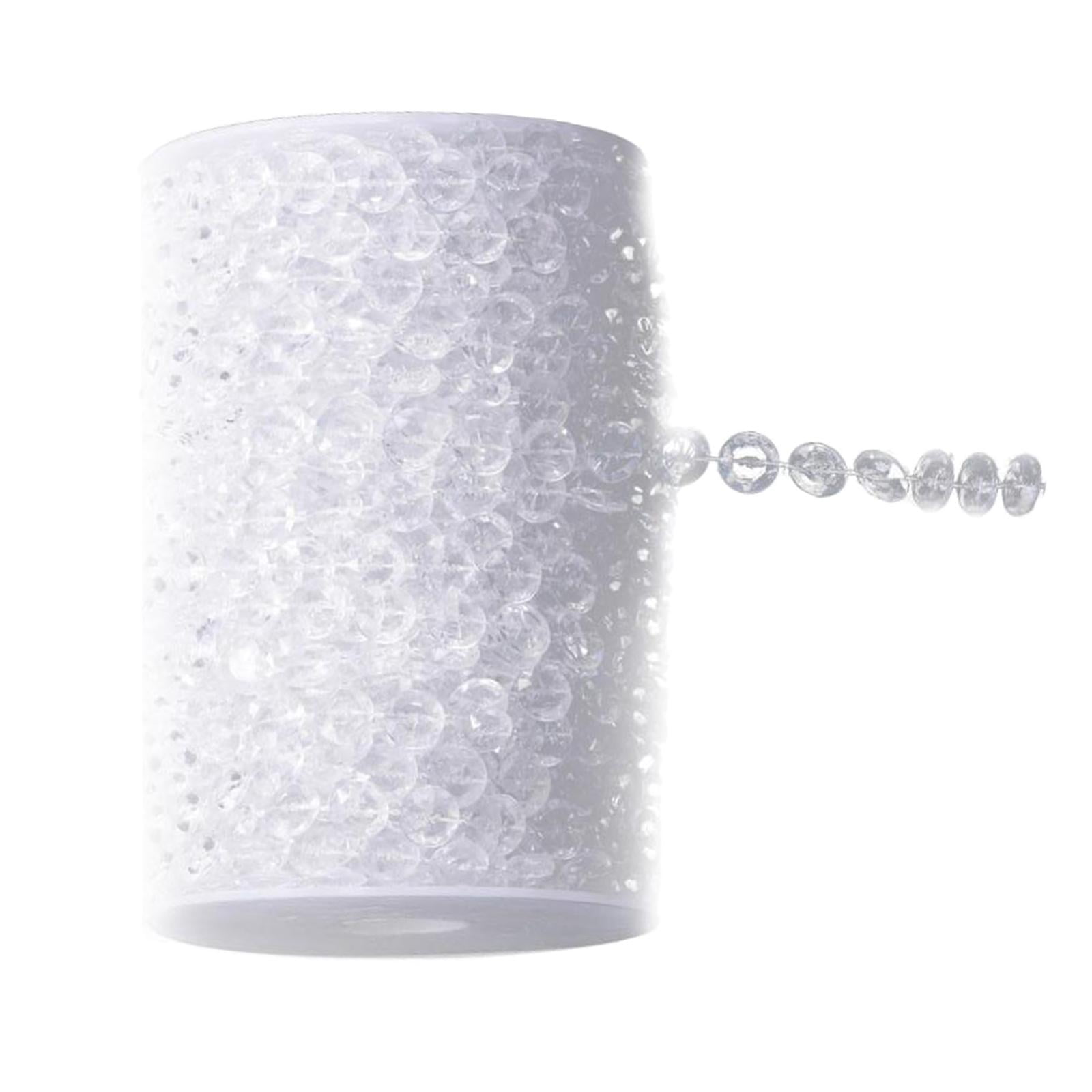 12-Pack Acrylic Crystal Bead Chains – Hanging Strand Centerpiece Decor For Weddings & Parties