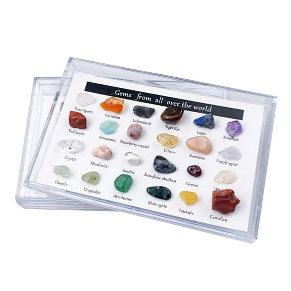 Crystal Advent Calendar 2024,24 Days Christmas Countdown Calendar Gifts for Kids,Stone Learning Collection with Unique Crystal and Rocks for Adults Teens