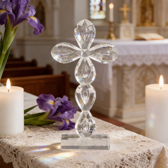 Crystal Angel Easter Decor, Stylish Showcase Decor For Office Desk, Durable Crystal Decorations For Home, Festive Glass Decoration For Display or Room