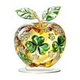 thumbnail image 1 of Crystal Apples Figurine Paperweight Craft Decoration Table Top Ornament Statue Fruits Collectibles Ornament Home Decor, Desktop Decor for Office or Home, Acrylic, 1 of 8