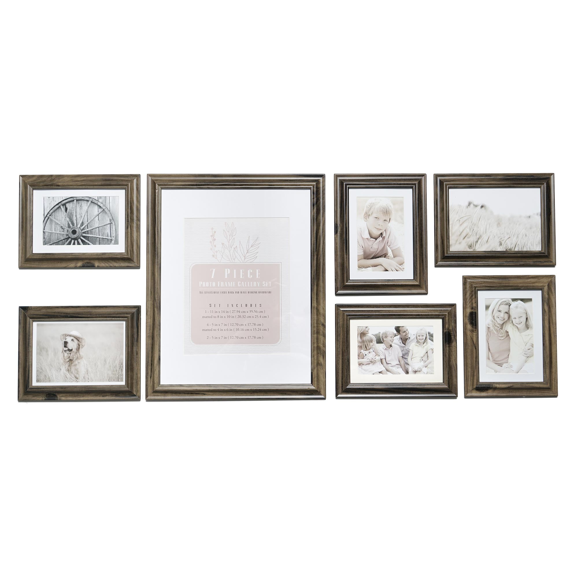 Crystal Art Gallery 11 x 14 Wood Picture Frames (7 Count)