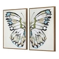 thumbnail image 1 of Crystal Art Gallery Butterfly Framed Wall Art Décor Digital Print Set of 2 by Isabelle Z Size 18" x 24", 1 of 4