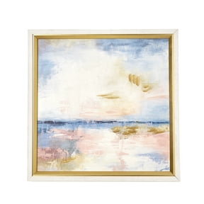 Crystal Art Gallery Colorful Abstract Framed Digital Print 24"x24" by Sona Flynn